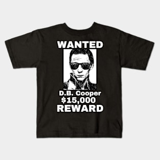 Wanted DB Cooper Kids T-Shirt